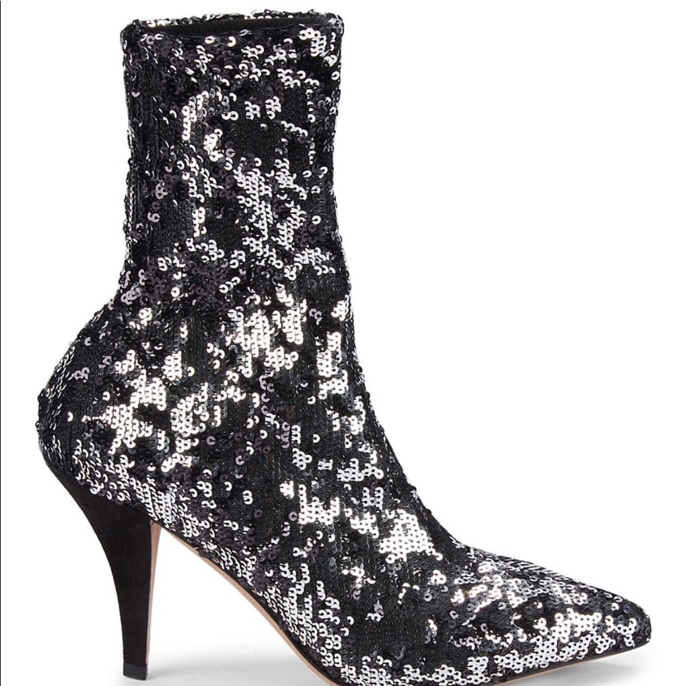 Valentino garavani sequin boots